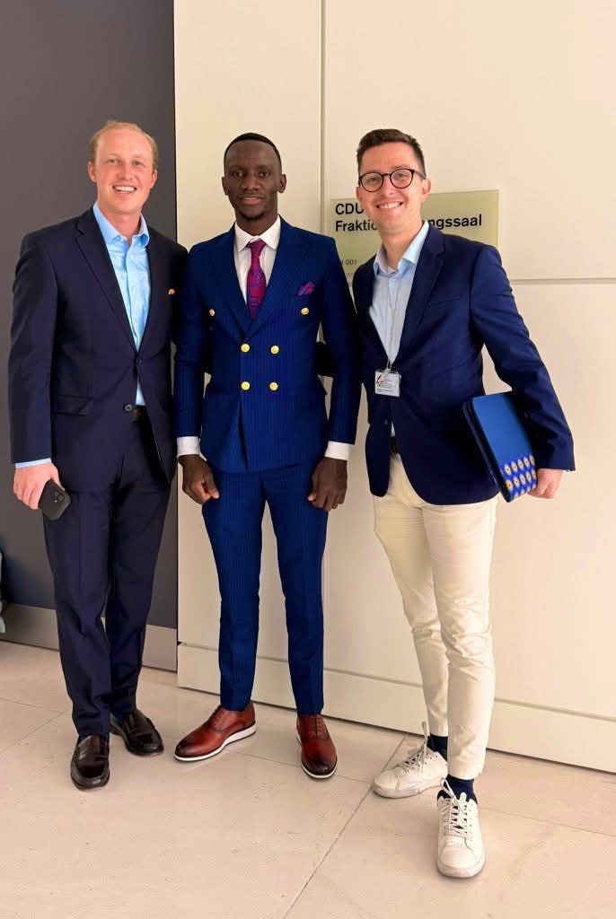 Ken Babu at Reistag Bundestag Parliament in Germany for an exchange program on strengthening Youth strategic and meaningful participation.