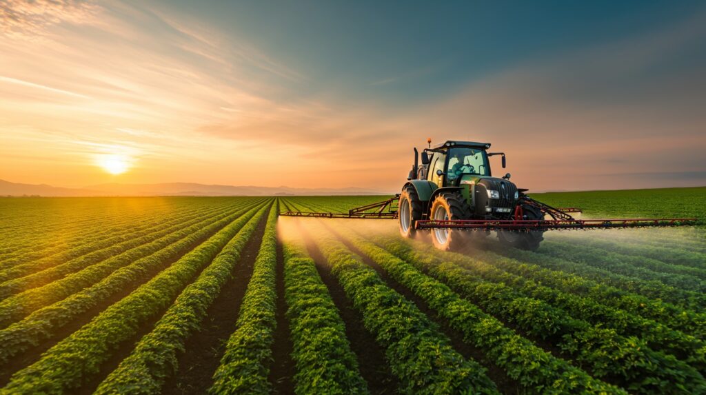 Mechanised farming using modern tractors highlights the generational gap between traditional agriculture and youth-driven economic transformation